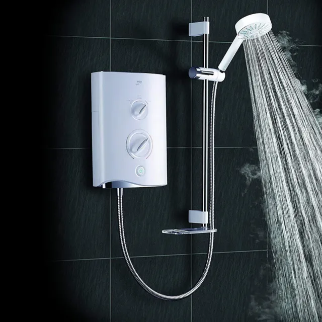 Mira Sport Multi-Fit Electric White & Chrome Shower 9.8kW 1.1746.010