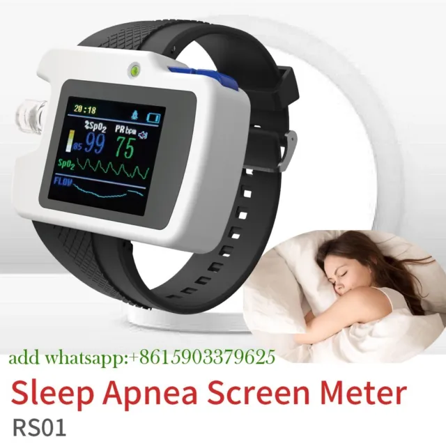 CE New CONTEC Respiration Sleep Monitor,SPO2,Pulse Rate Sleep apnea screen meter