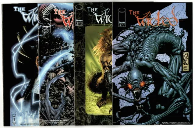 The Wicked #1-7 (Complete Set) - Image Comics - 1999