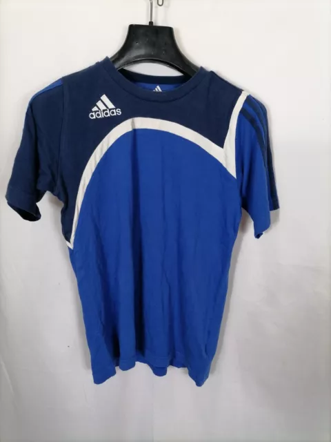 ADIDAS Maglia Maniche Corte T-Shirt SPORTIVA in COTONE Tg 14 ANNI RAGAZZO