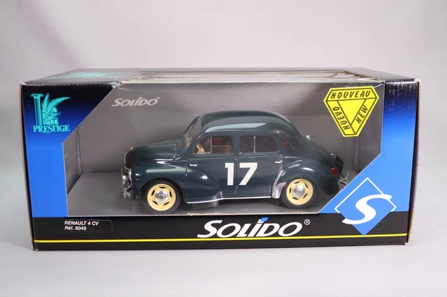 LK239 SOLIDO PRESTIGE 8049 1/18 1:18 Voiture Citroen 4CV 17 vert