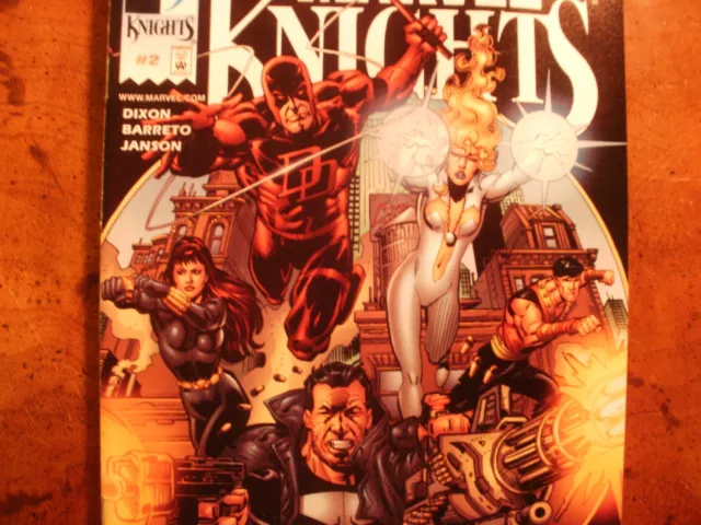 VF MARVEL MK Comic: MARVEL KNIGHTS #2 (Vol 1) Punisher Cloak Dagger Daredevil