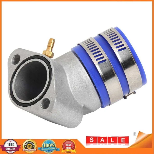 Aluminum Carburetor Frosted Intake Pipe Adapter Manifold Interface Boot for ATV