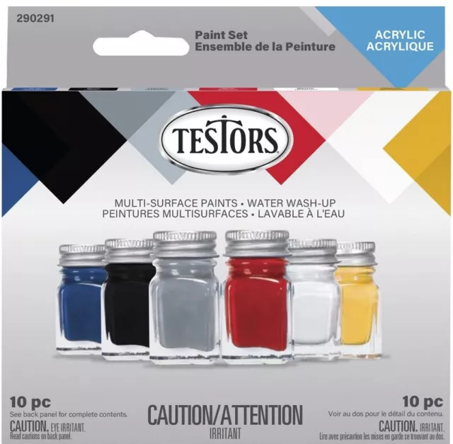 Testors 9146XT Promotional Enamel Paint Set Packaging May Vary