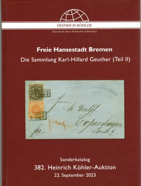 Auktionskatalog Köhler, Freie Hansestadt Bremen, Sammlung Geuther, Teil II