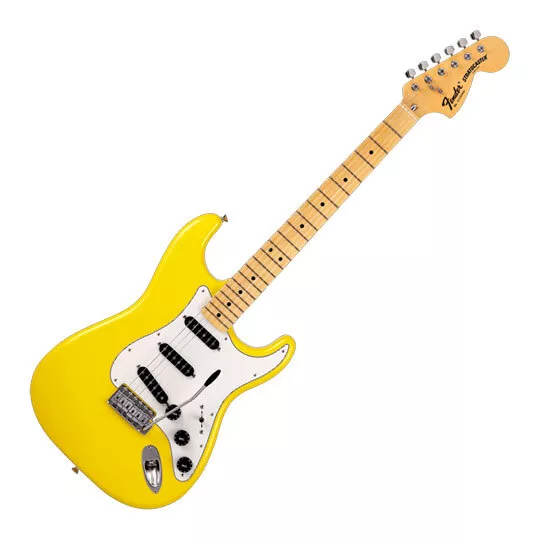 Fender Guitars - Japan Ltd International Colour Strat - Monaco Yellow, SSS, Non-