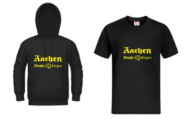 T-Shirt / Kapuzensweat Aachen KÄMPFEN SIEGEN Ultra Hoodie, Kapu, Trikot