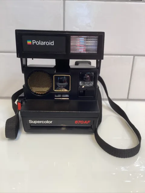 Polaroid Supercolor 670AF Vintage Instant Camera