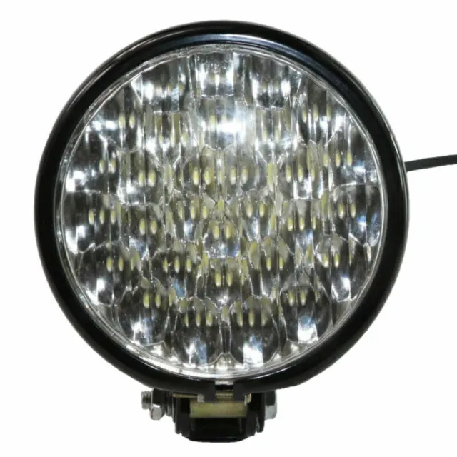 Black Motorcycle 30 LED Headlamp Headlight Fit For Curiser Street Chopper Bobber