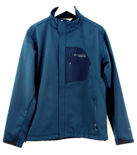 Columbia Titanium Men's Omni-Heat Thermal Water Resistant Soft Shell Jacket L