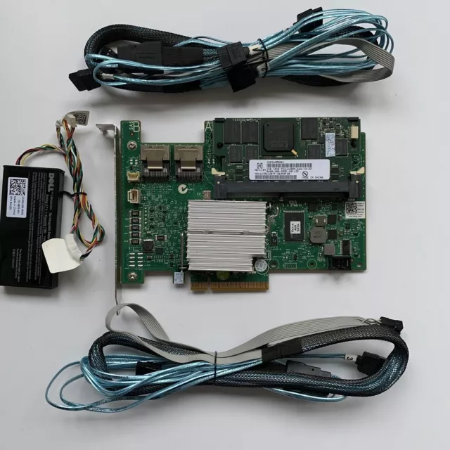 Dell PERC H700 1GB Cache 6Gbps SAS RAID Controller Card with battery 2*8087 SATA