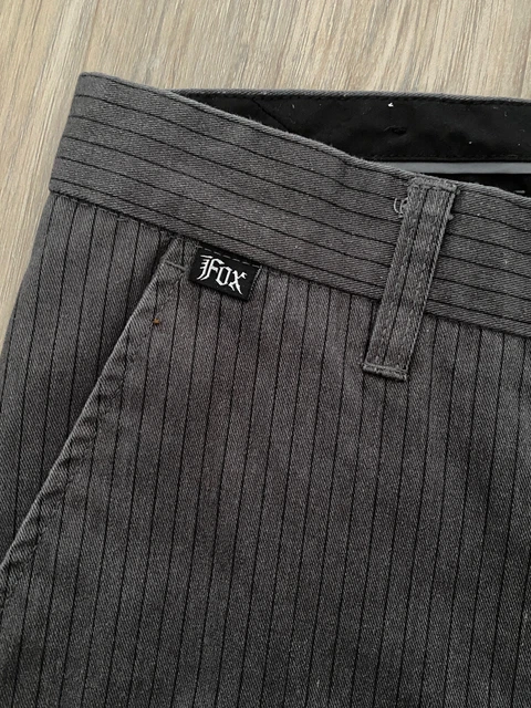 Fox Racing Gray PinstripeShorts Board Shorts 9” Inseam Size 29