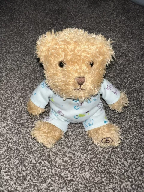 DEBENHAMS FLORAL TEDDY Bear Soft Toy Baby Comforter 5 Pink Green Birds 7.49 PicClick UK