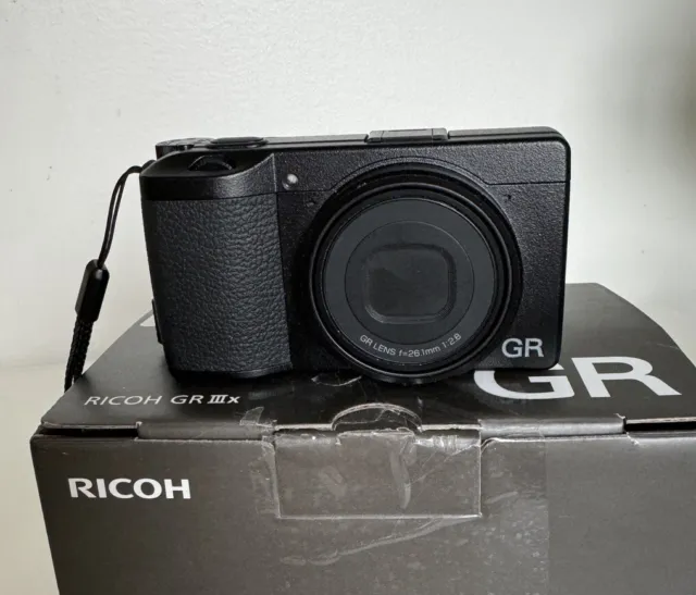 Ricoh GR IIIx 24MP f/2.8 40mm Compact Digital Camera USED