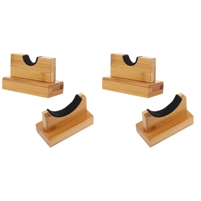 2 Pairs Baseball Bat Wall Holder Bracket Horizontal Direction Display Hanger