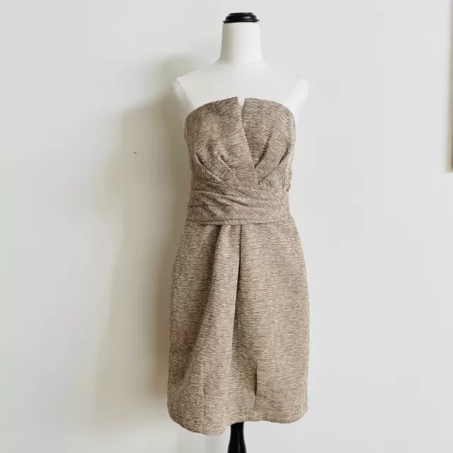 Nicola Finetti Size 10 Strapless Cocktail Dress