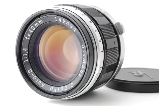 [ALMOST MINT] Olympus G.Zuiko Auto-S 40mm f/1.4 MF Lens For PEN F FT FV JAPAN