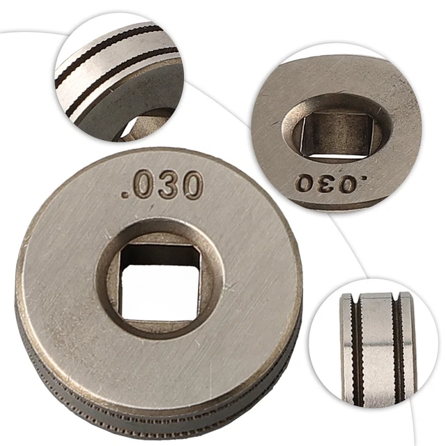 thumbnail image 2 of CHNSALESCOM MIG MAG Wire Feed Drive Roller – V/K/U Groove, OD 42.2mm ID 22.2mm WI 14.2mm (Compatible With Miller) 2 of 6