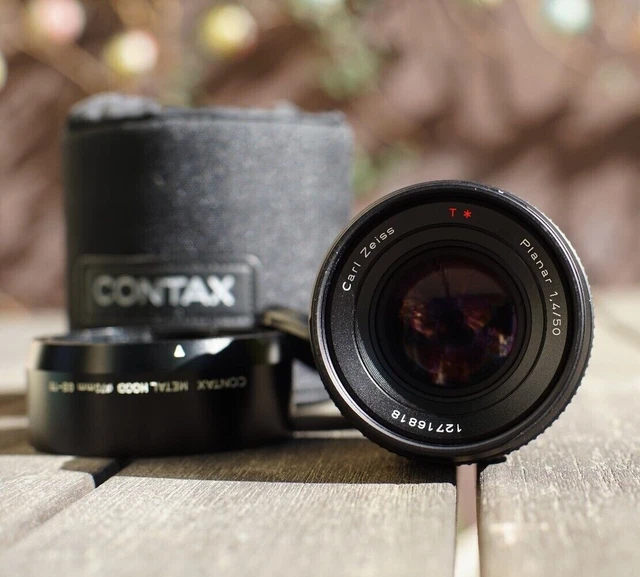 Contax Carl Zeiss Planar T 50mm F/1.4 N Mount Objektiv inkl. Zubehör TOP ZUSTAND