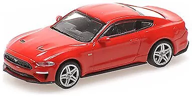 Minichamps Ford Mustang - 2018 - Red - 1:87 Model