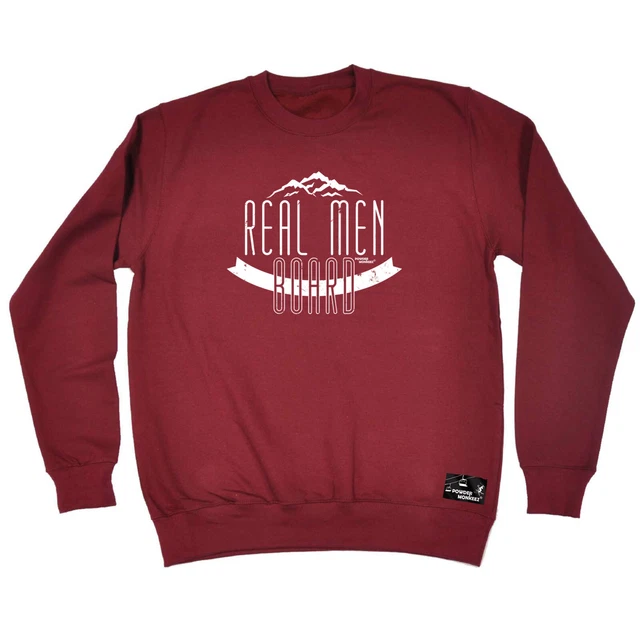 Sci Snowboarding Pm Real Men Board - Novità Felpe Maglione Felpa