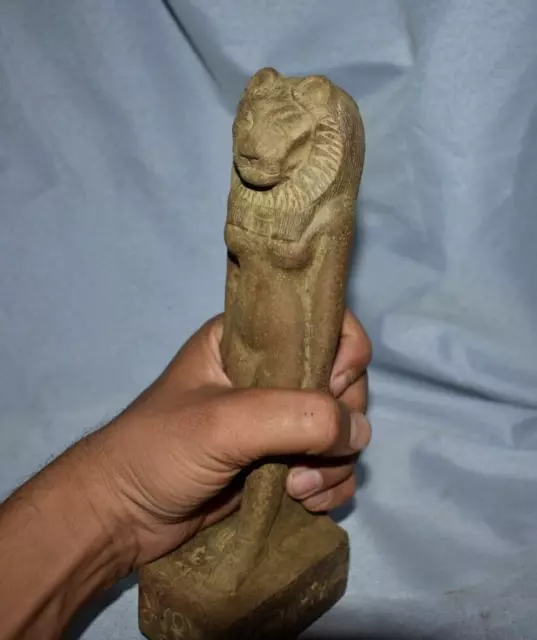 Rare Pharaonic Statue of Goddess Sekhmet Ancient Egyptian Antiquities Egypt BC