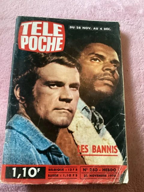 Ancien magazine Télé poche 1970 les bannis