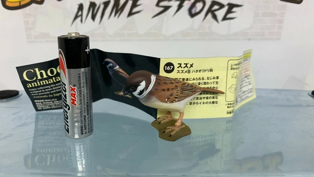 Kaiyodo Choco Q Series 6 Tree Sparrow bird Figure 167