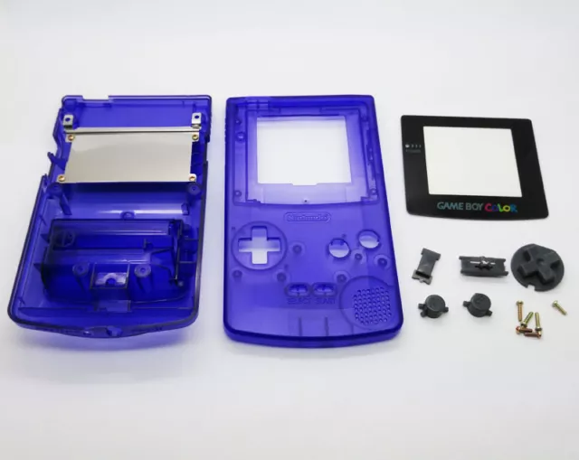 Clear White Crystal Full Housing Shell for Nintendo Game boy Color GBC OEM  