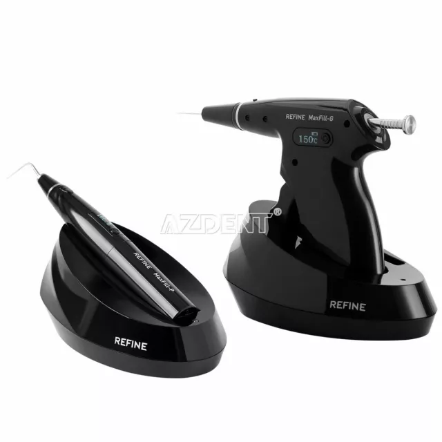 Dental Obturation System Endo Gutta Percha Heated Pen &Gun with 4 Tips