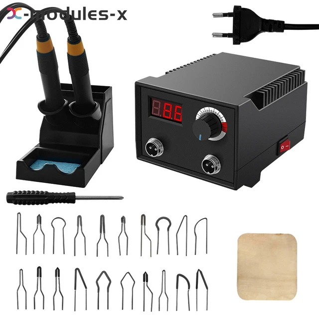 100W Digital Pyrography Machine Electric Soldering Iron Set Wood Burning Tool