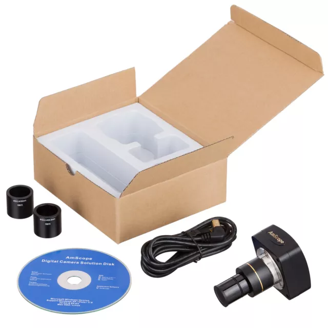 AmScope 10MP USB Microscope Digital Camera w Streaming Videos + Software 3