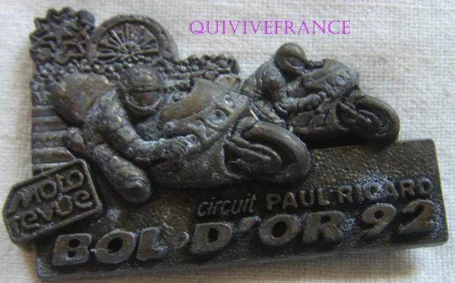 BG12030 - Distintivo Stemma Ciotola Dorata 1992 - Circuito Paul Ricard - Moto