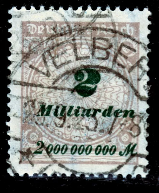 DR 326 AP, O, 2 Mrd. Korbdeckel, gepr. Infla