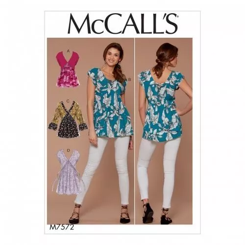 McCalls Sewing Pattern 7572 E5 (14-16-18-20-22)