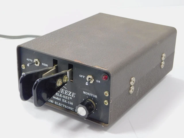 KATUMI ELECTRONIC KEYER EK-150をどうぞ 解放軍]Squeeze ELE KEY® model EK 150 by KATSUMI ELECTRONIC
