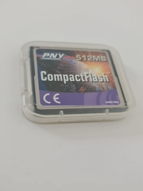 Carte memoire Compact Flash 512mb PNY 3