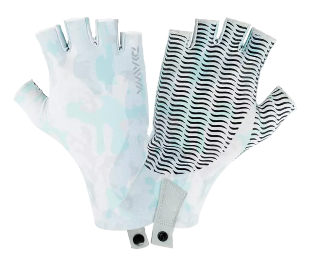 Daiwa UPF Fishing Sun Gloves UV Protection 50+ - Choose Colour & Size BRAND NEW