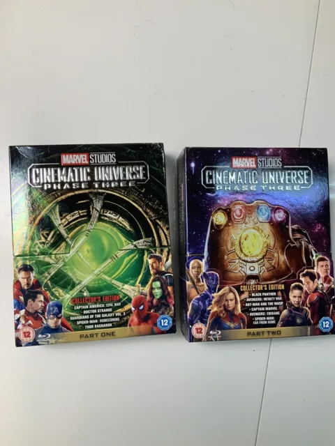 Marvel Studios Cinematic Universe: Phase Three - Part 1&2 (Blu-ray, 8-Disc Set)