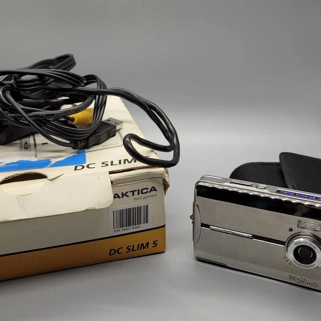 Praktica DC Slim 5 5.0 MP Compact Digital Camera Silver Tested