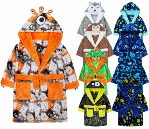 Undercover Robe de Chambre Polaire Garçon Enfants Nouveauté Souple À Personnages