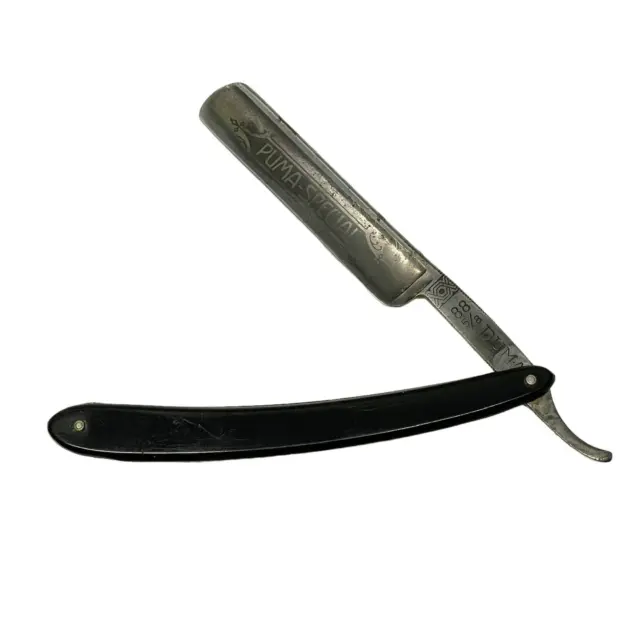 Vintage Puma Special Straight Razor Made in Germany 88 5/8 Steel