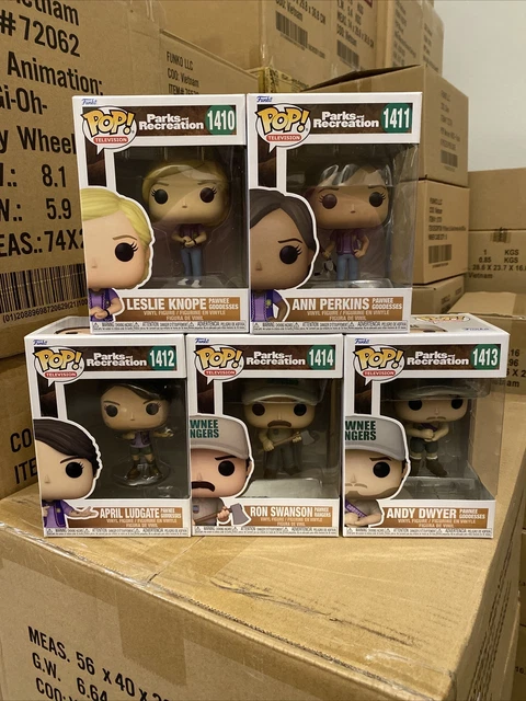 Funko Pop! TV Park And Recreation Bundle Of 5 Pawnee Goddessses And Rangers