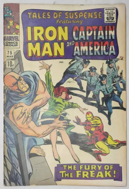 Tales of Suspense #75 Captain America Iron Man Marvel Comics (1965)