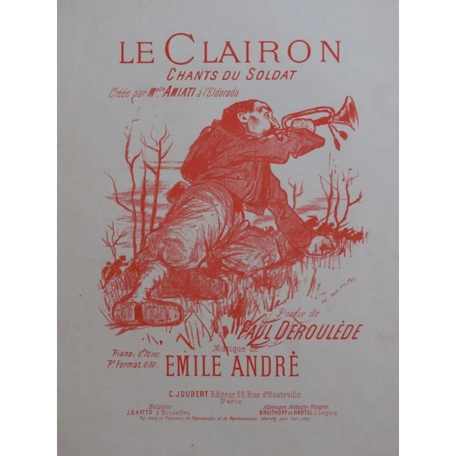 ANDRÉ Émile Le Clairon Chant Piano