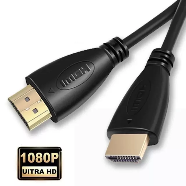 HDMI CABLE 1.4 1.5 FULL HD TV BLURAY PS4 1080P 4K Gold 60FPS High Speed 3D 3M