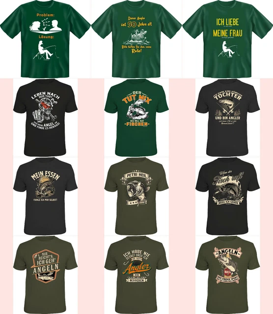 T-Shirt Pescatore Shirts Angelo Regalo per Uomini Detto T-Shirt