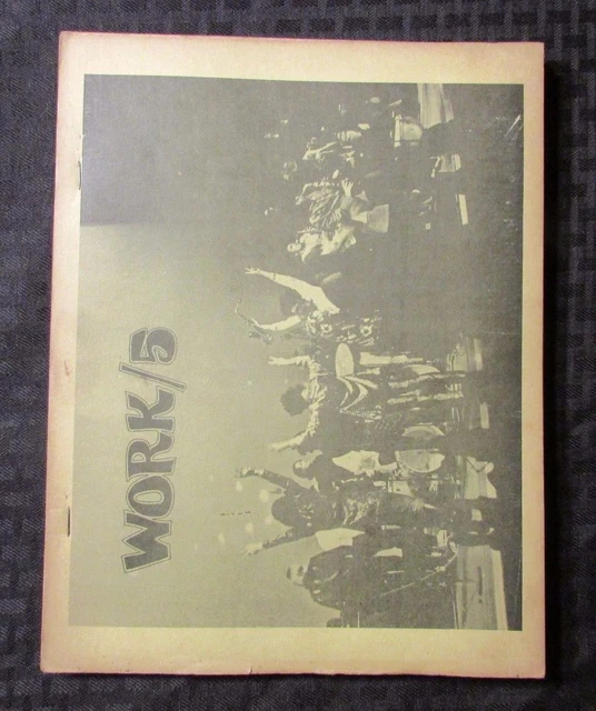 1968 Lavoro 5 Artista Officina Premere Detroit VG John Sinclair MC5 Trans-Love
