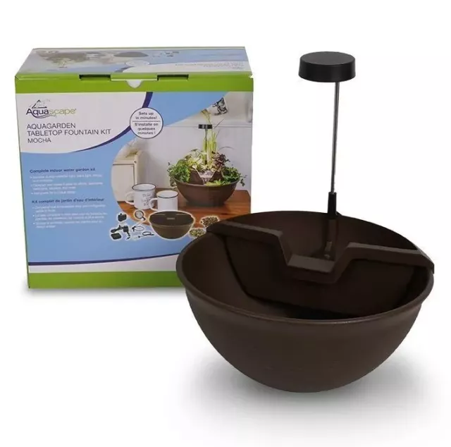 Aquascape Aquagarden Table Top Waterfall Fountain Kit Mocha 78346