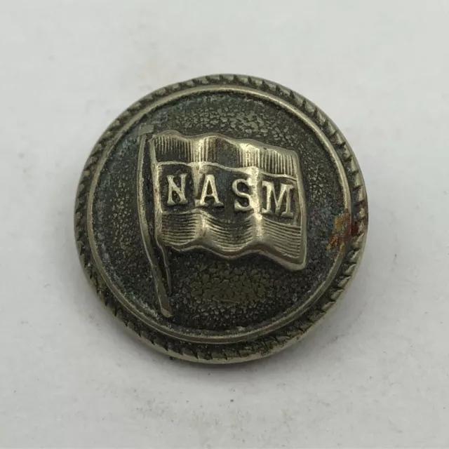 Antique NASM Flag Uniform Coat Button Vtg Holland America Line Cruise Ship  B1